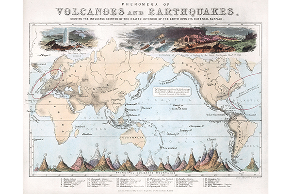 Вулканы и землетрясения мира (фрагмент)